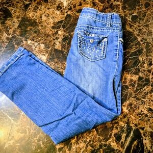 Cherokee Blue Kids Jeans with Studded Pocket